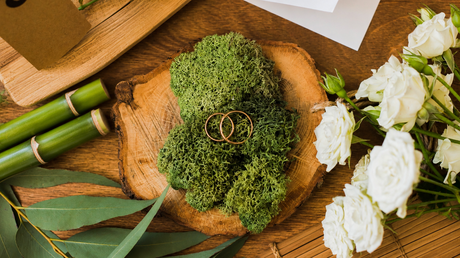 Sustainable wedding ideas with Earthly Threads organic bamboo