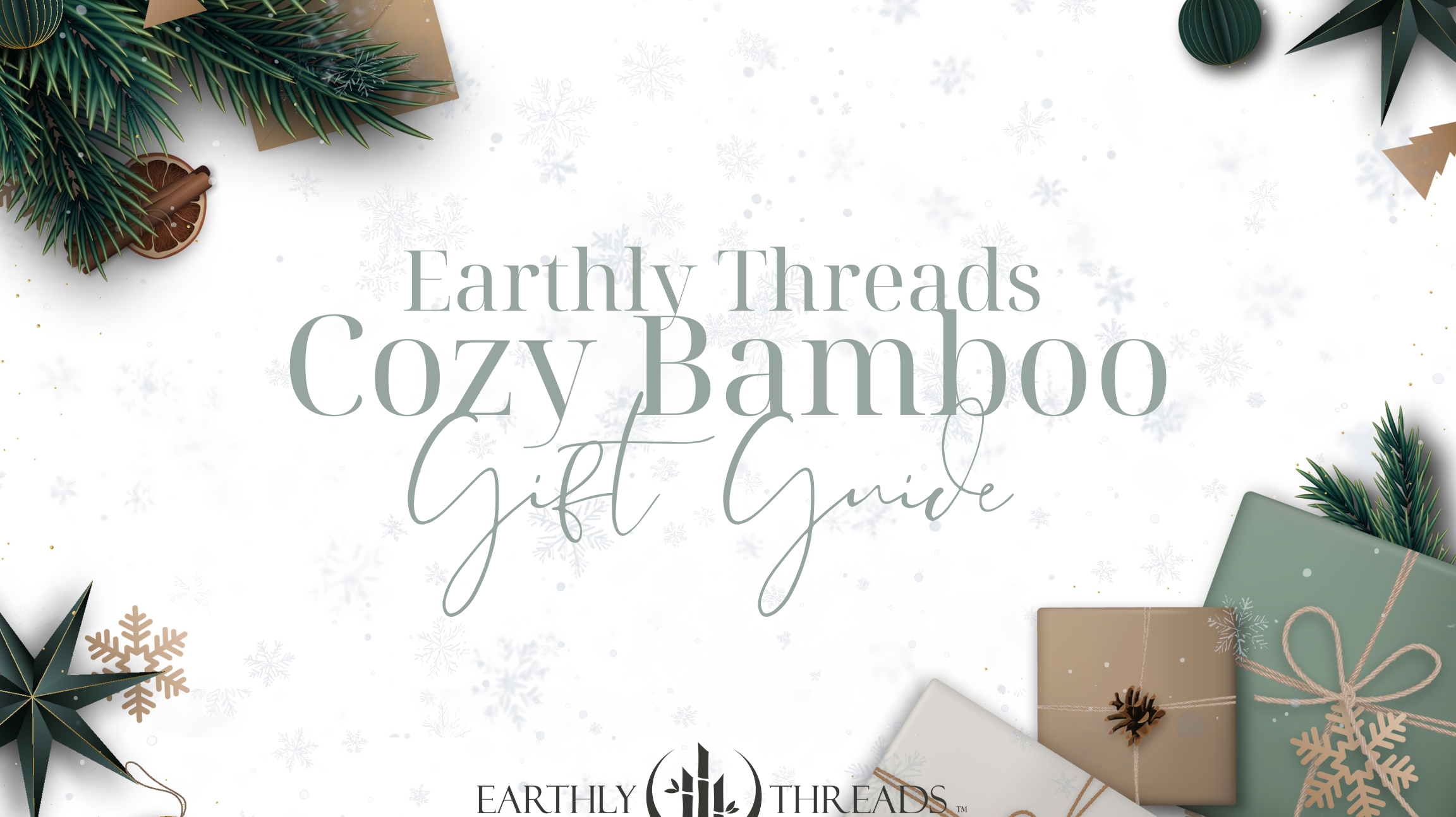 Earthly Threads Cozy Holiday Bamboo Gift Guide