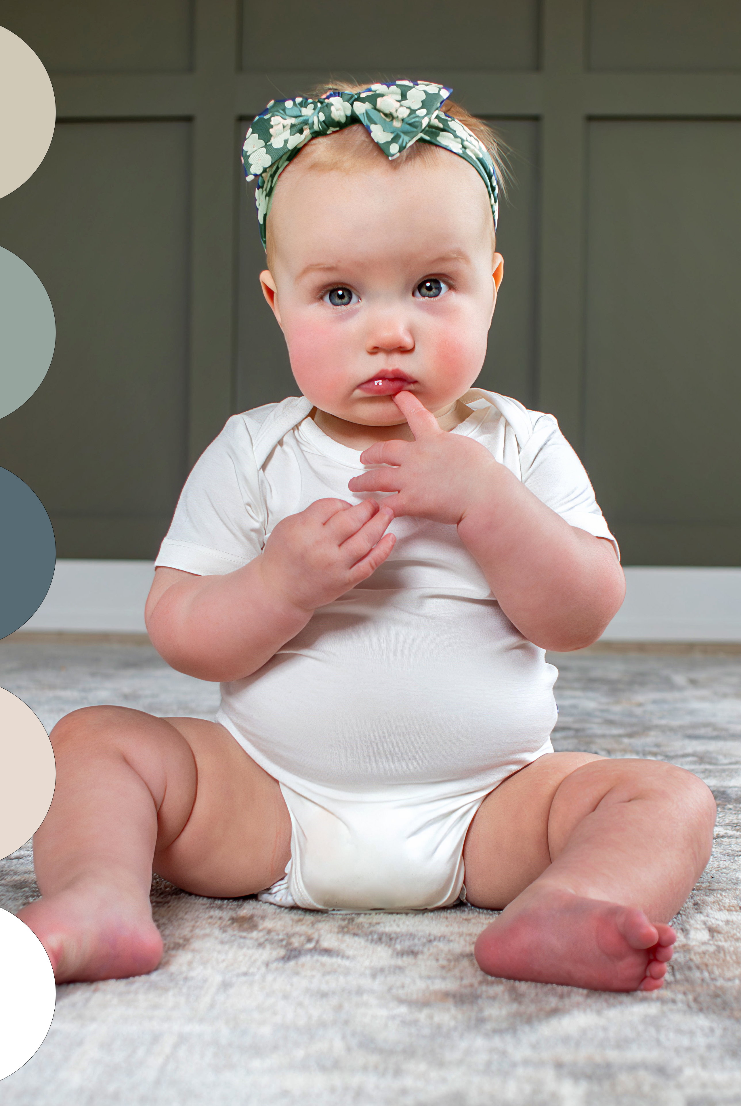 Earthly Threads' cooling bamboo onesie is perfect for layering under baby clothes. Naturally hypoallergenic, super soft, and moisture wicking for comfort.