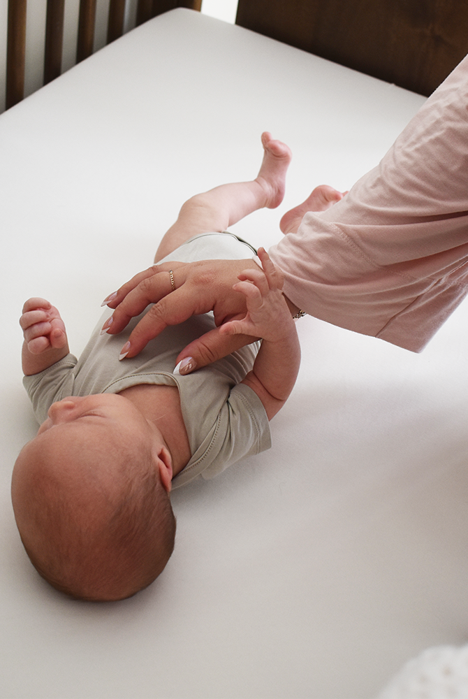 Earthly Threads bamboo crib sheets are the softest, moisture wicking, hypoallergenic on the market.
