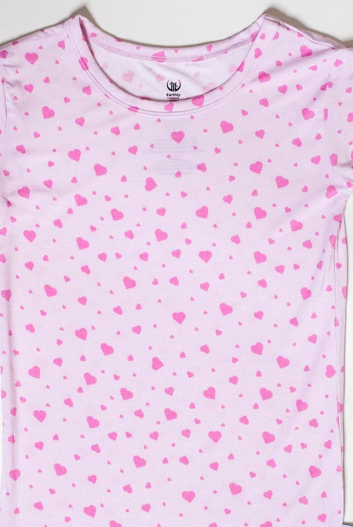 Cute incredibly soft and gentle kids pajamas made from bamboo fabric, available with short sleeves and pants.
