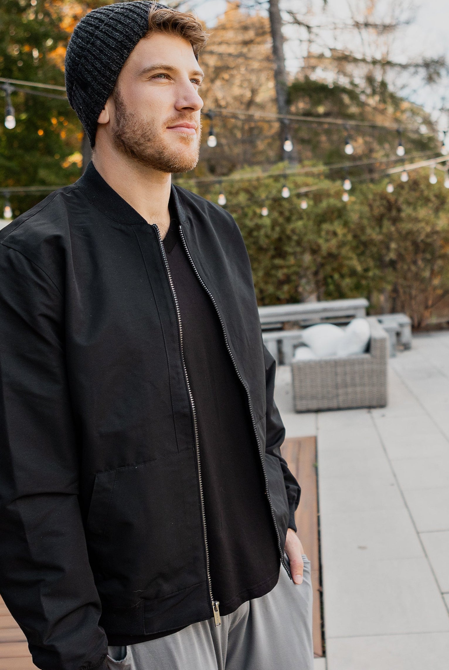 This moisture-wicking V-neck men's t-shirt is perfect for layering or wearing as an everyday undershirt to keep you cool and dry.