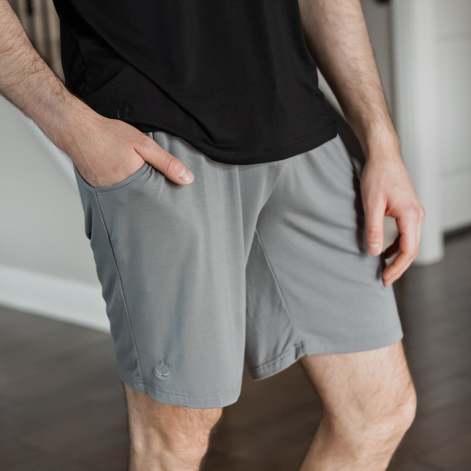 Relaxed-fit bamboo shorts with a soft, lightweight feel and a flexible waistband for a perfect fit.