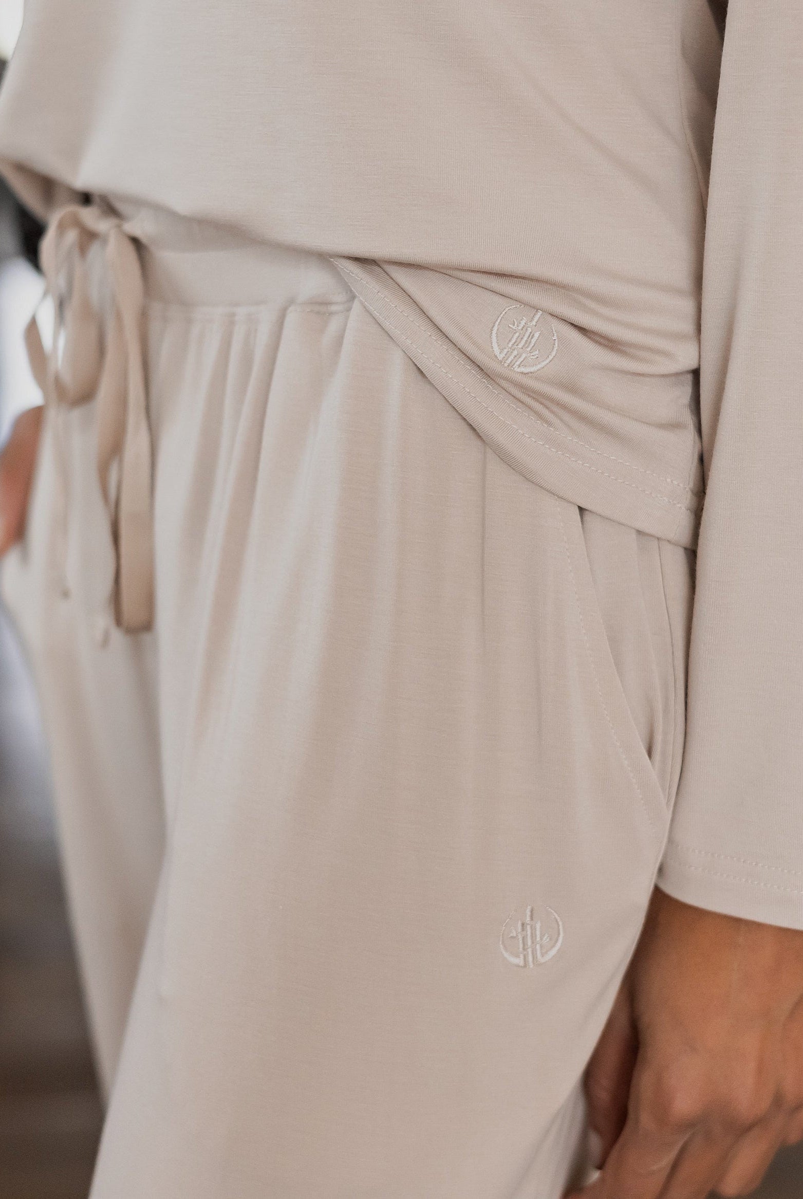 Classic five-button Henley top for an adjustable, cozy fit made by Earthly Thread's signature bamboo viscose for ultimate comfort.