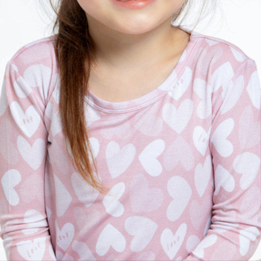 Cozy and breathable bamboo pajamas designed for warmth, comfort, and a loving bedtime look.