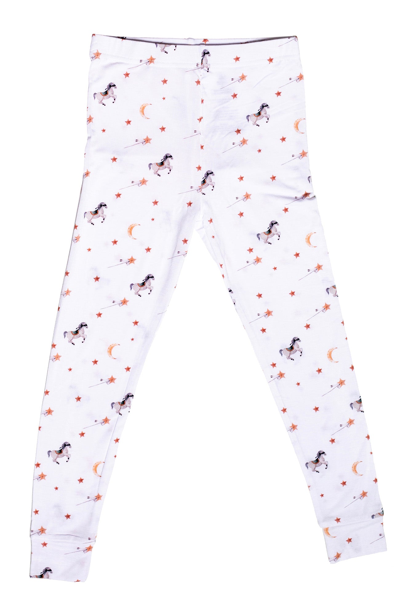 Snuggle up in the Pony Up Long Sleeve Pajama Set with long sleeves and long pants, featuring charming ponies and a buttery-soft bamboo fabric for the ultimate bedtime comfort.