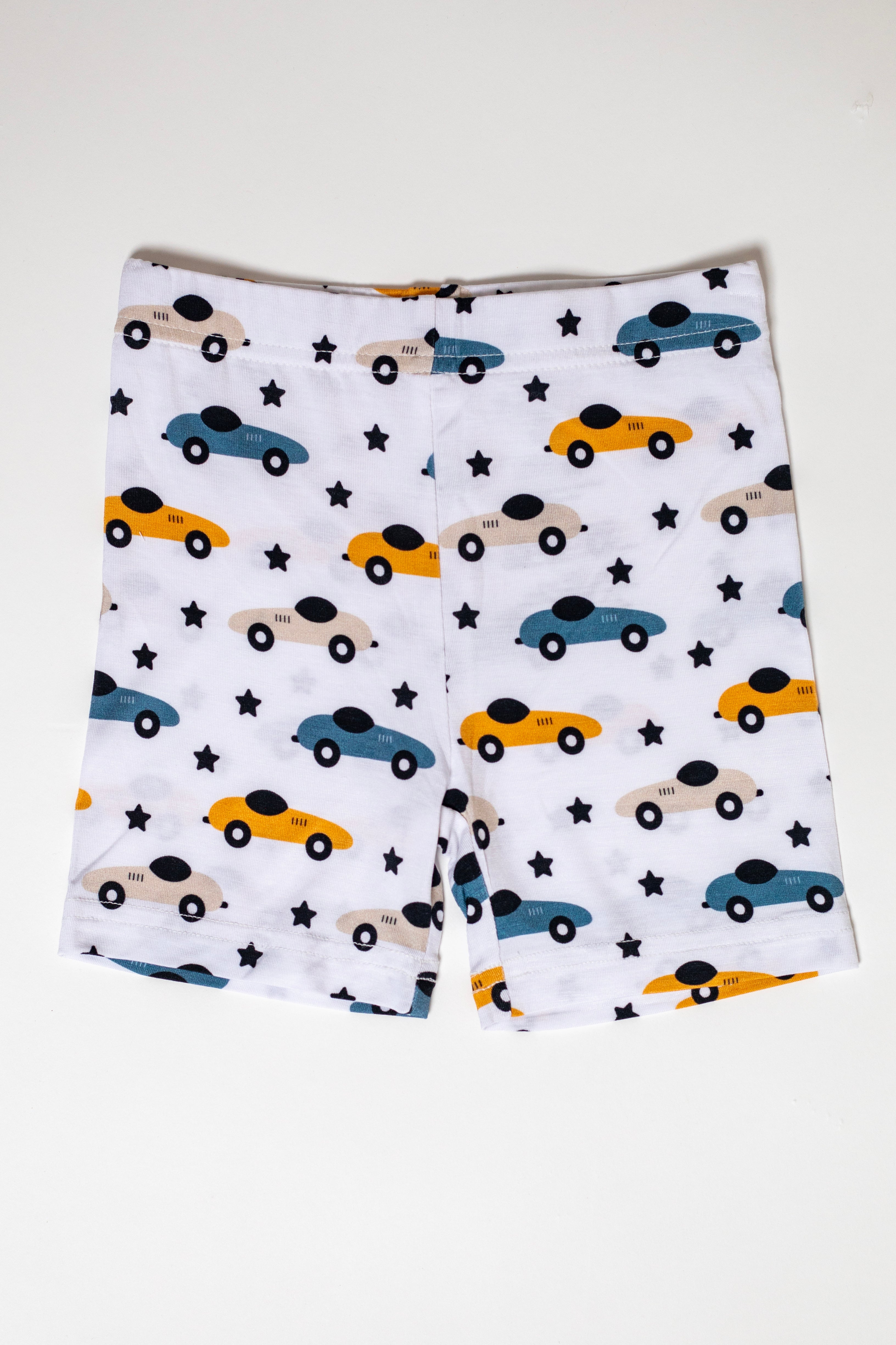 Hypoallergenic and moisture-wicking pajama set, designed for all-night comfort, available in short sleeve and shorts.