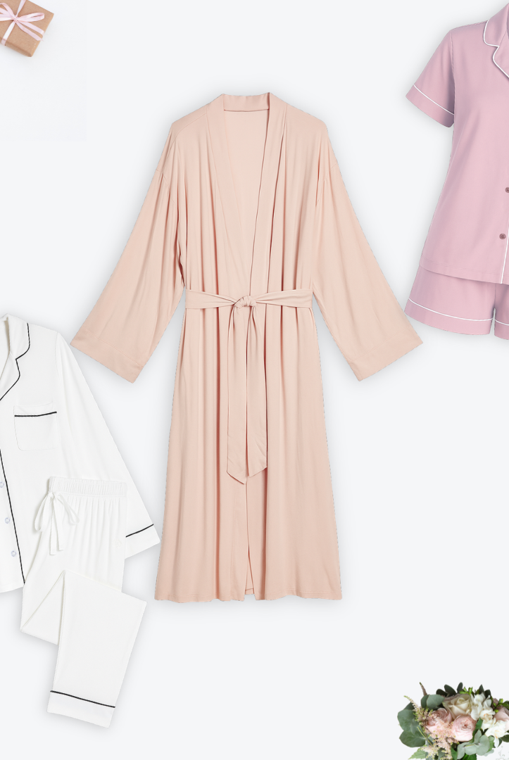 Celebrate your wedding day wrapped in softness with the Bridal Bamboo Loungewear Bundle from Earthly Threads — where elevated style meets truly conscientious comfort.