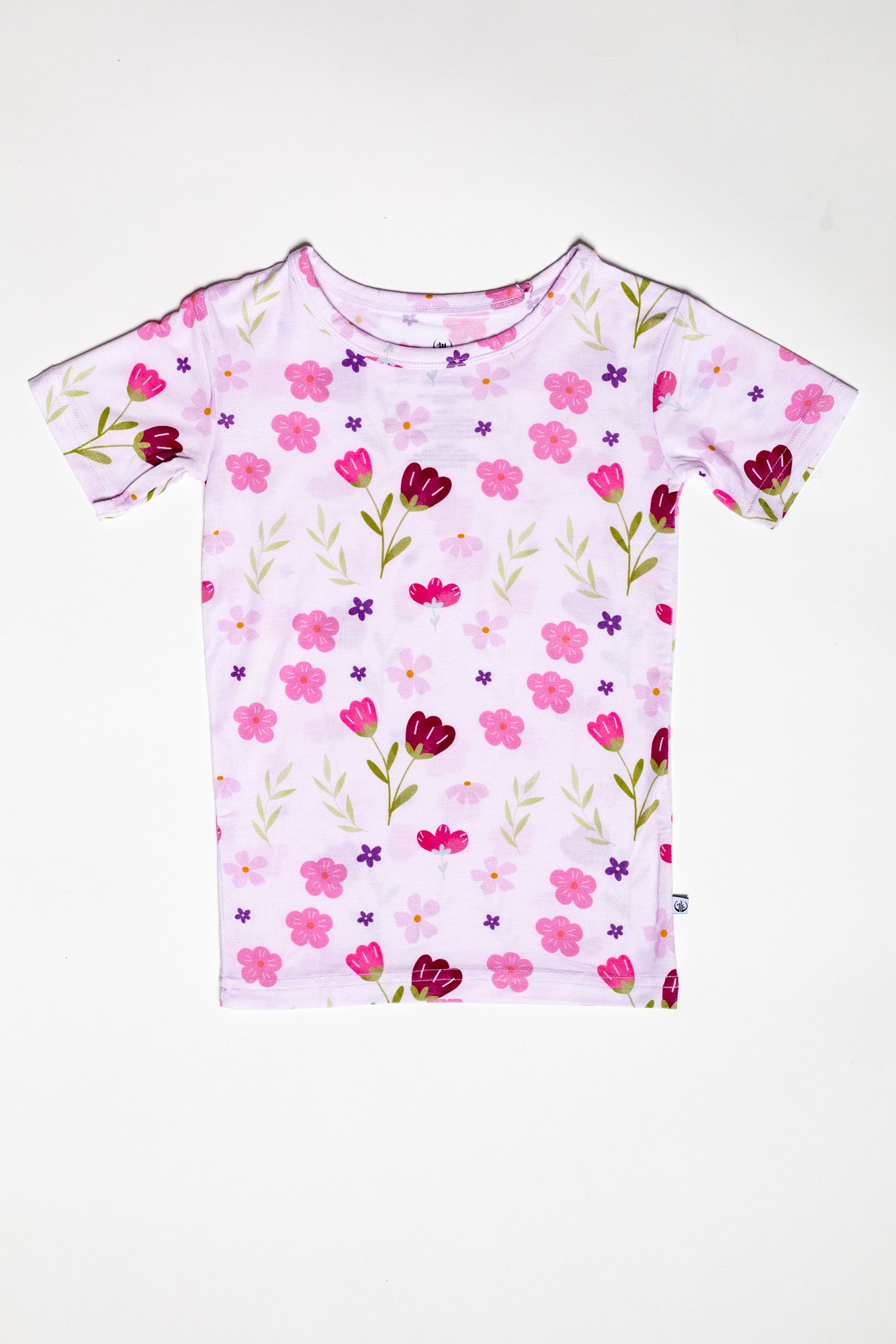 Eco-friendly short sleeve bamboo sleepwear for kids made by Earthly Threads, gentle on sensitive skin and moisture-wicking.