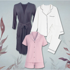 Free Everyday Robe with the Purchase of 2 of Our Favorite Bamboo Button Pajama Sets