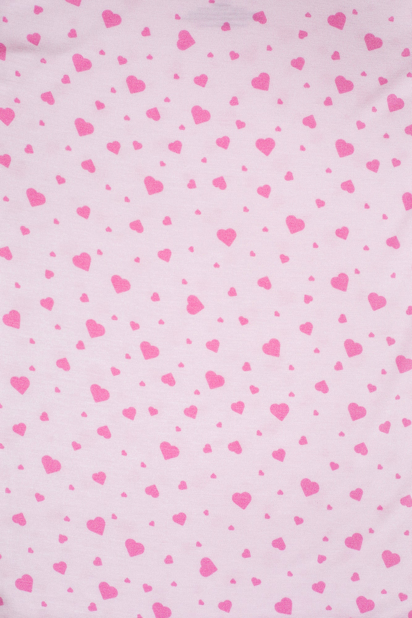 Earthly Threads soft bamboo sleepwear for toddlers and kids with a charming pink heart print, ideal for bedtime snuggles.