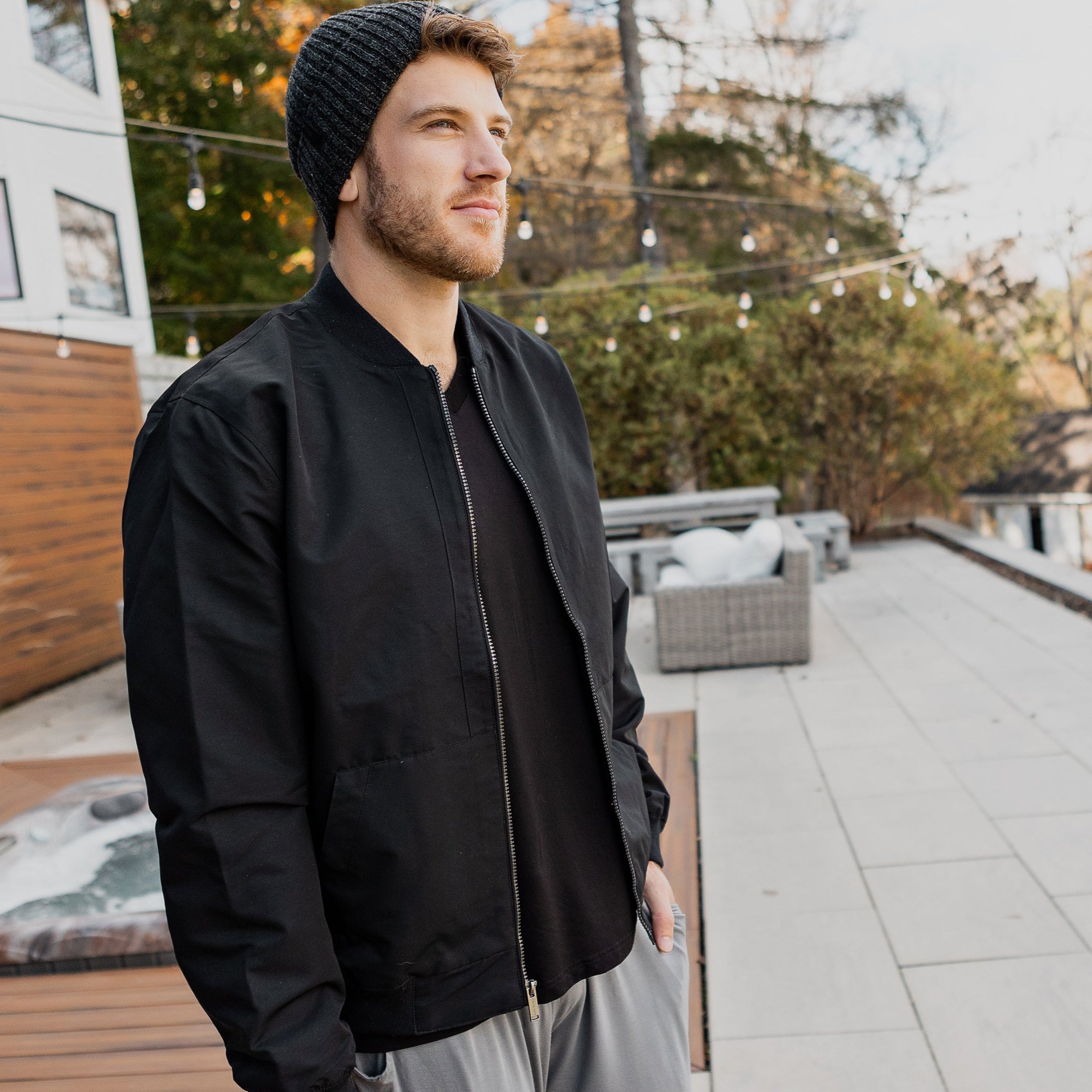 This moisture-wicking V-neck men's t-shirt is perfect for layering or wearing as an everyday undershirt to keep you cool and dry.