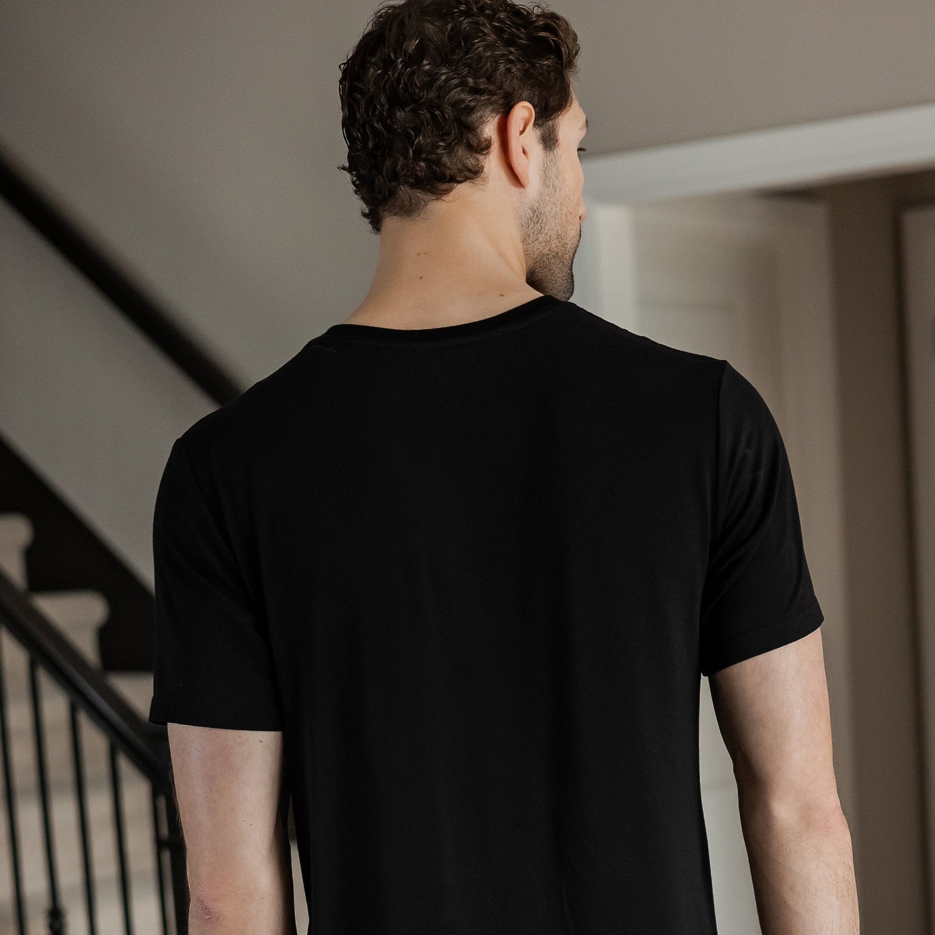 Lightweight and sustainable V-neck tee, designed to keep you cool, fresh, and comfortable from day to night.