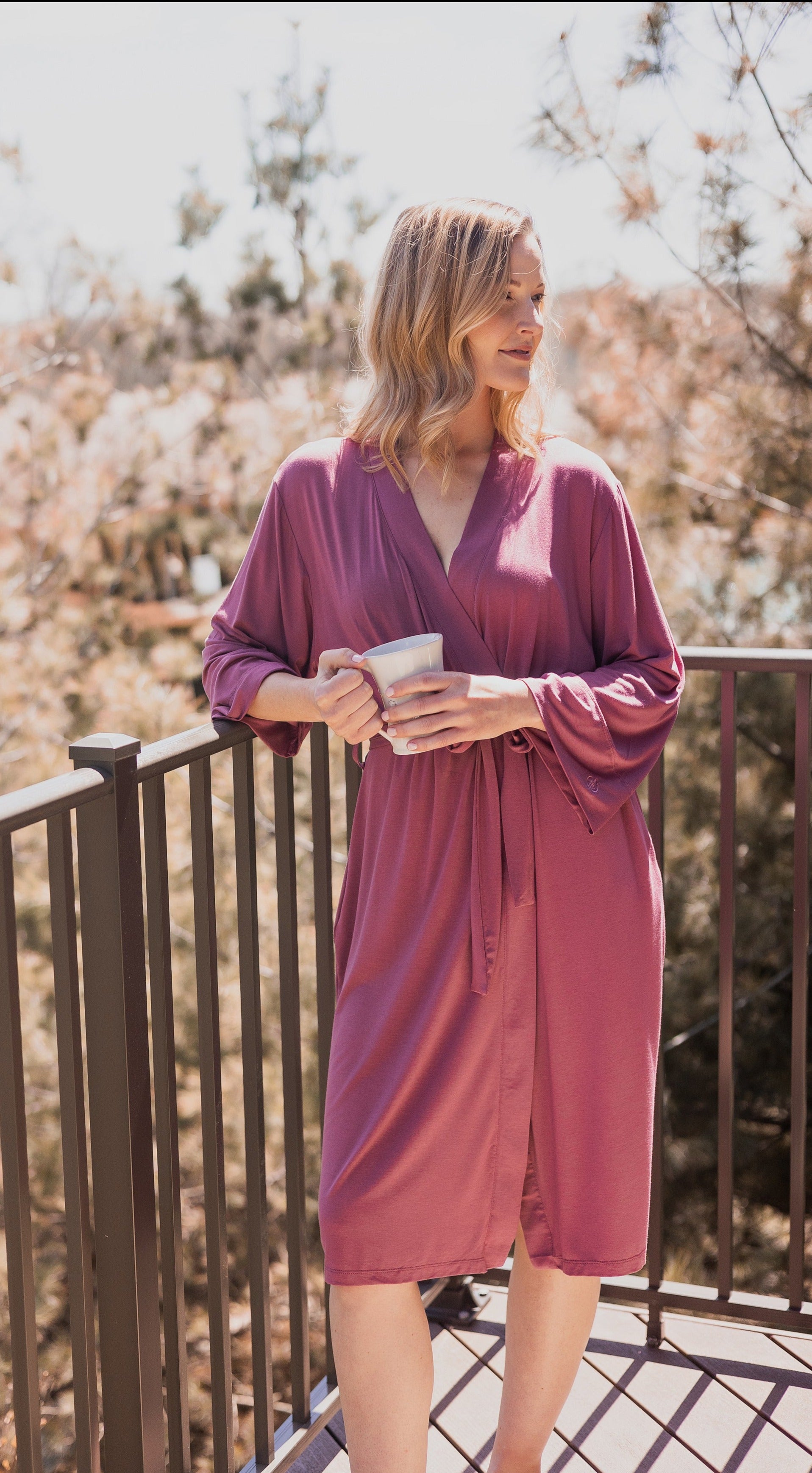 A close-up of the bamboo pajama fabric, highlighting its soft, airy texture and temperature-regulating properties.