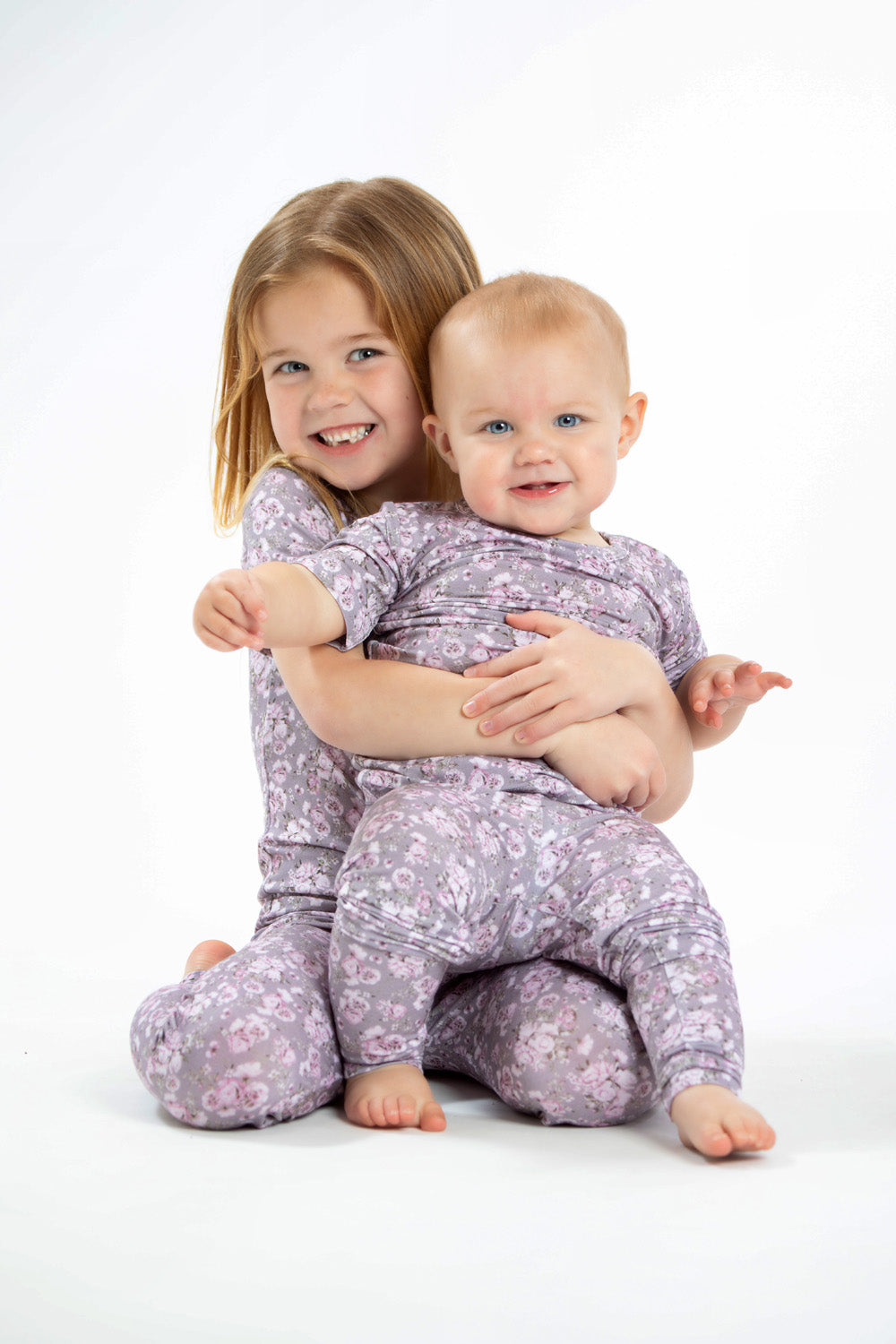 Lightweight and breathable bamboo pajamas with timeless pink roses, ideal for year-round wear.