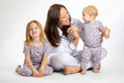 Earthly Threads floral bamboo pajama set, perfect for sensitive skin and all-night comfort.