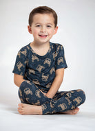 Earthly Threads kids’ bamboo pajamas for kids, designed for comfort and movement all-year round with moisture-wicking and antibacterial properties.