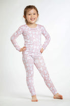 Earthly Threads kids’ bamboo pajamas with a playful heart design for dreamy, cozy nights.