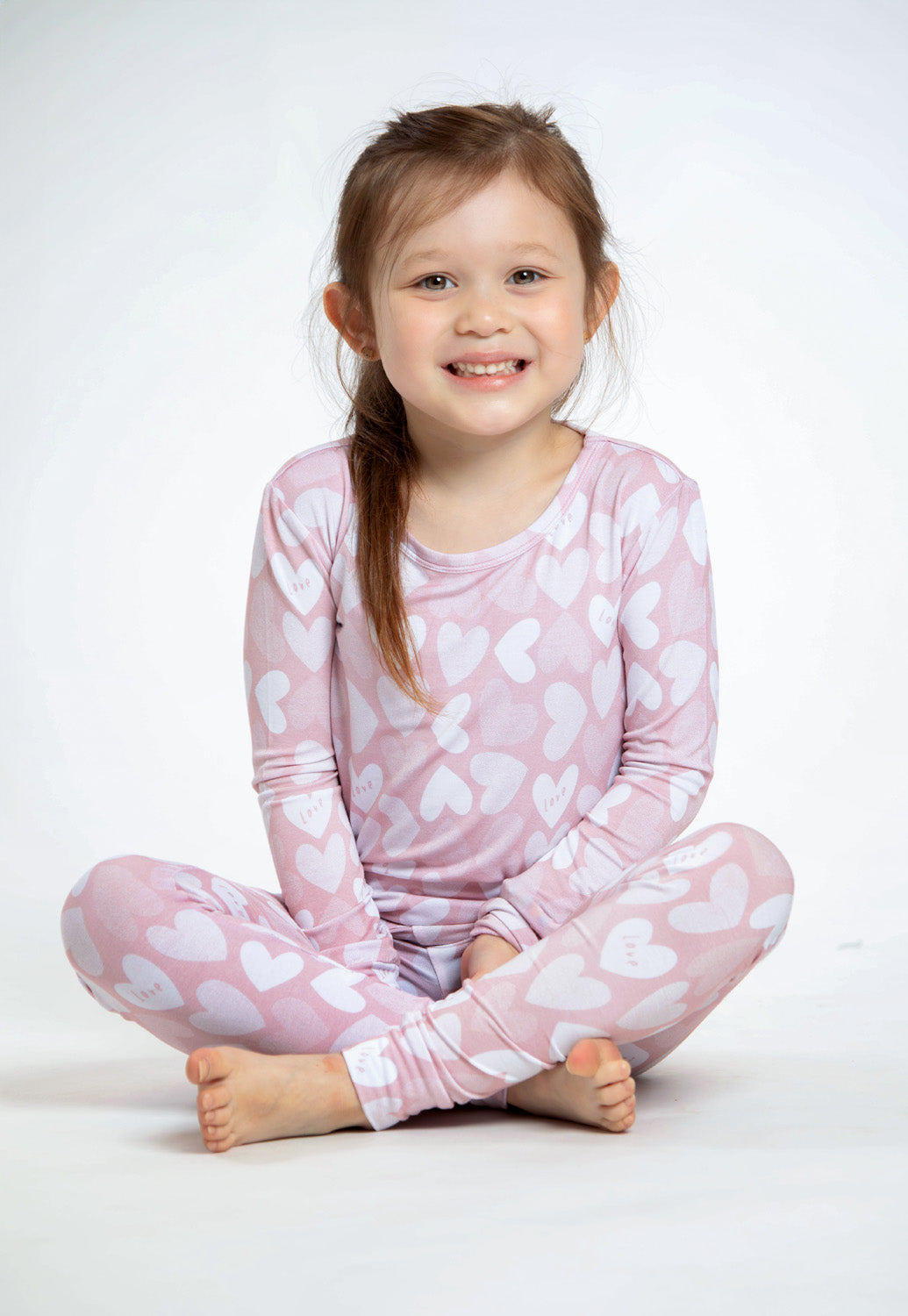 Cozy and breathable bamboo pajamas designed for warmth, comfort, and a loving bedtime look.