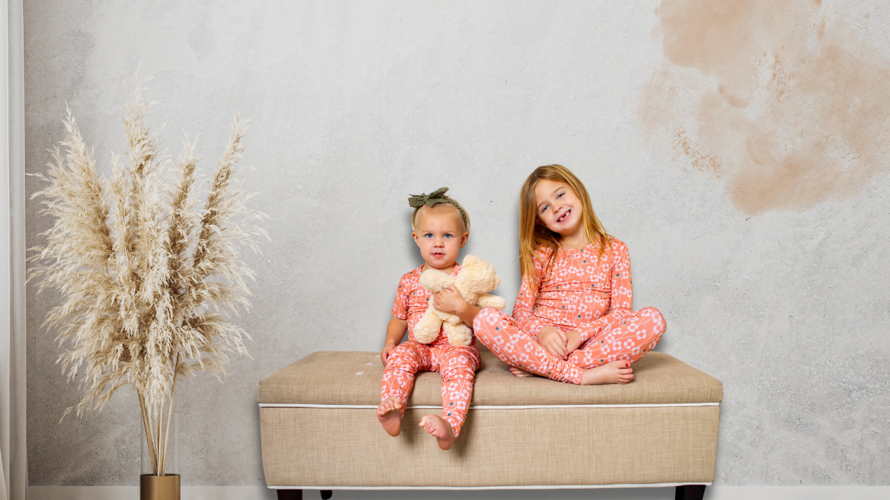 Soft, hypoallergenic kids bamboo pajamas for sensitive skin.