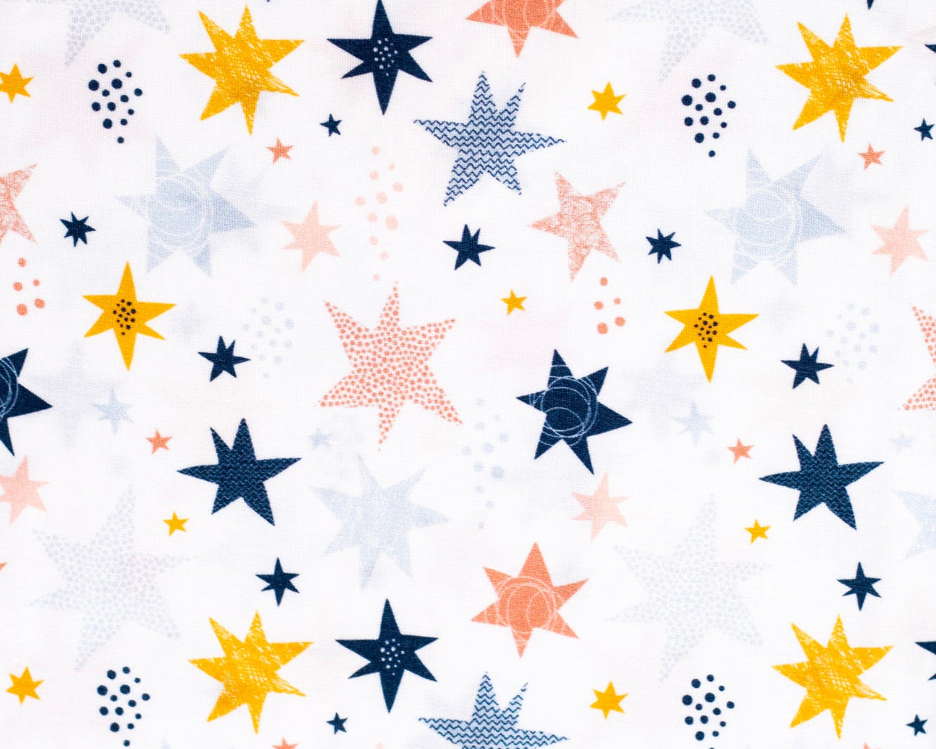 Long sleeve bamboo pajamas with pants, featuring a stellar starry print for little space explorers.