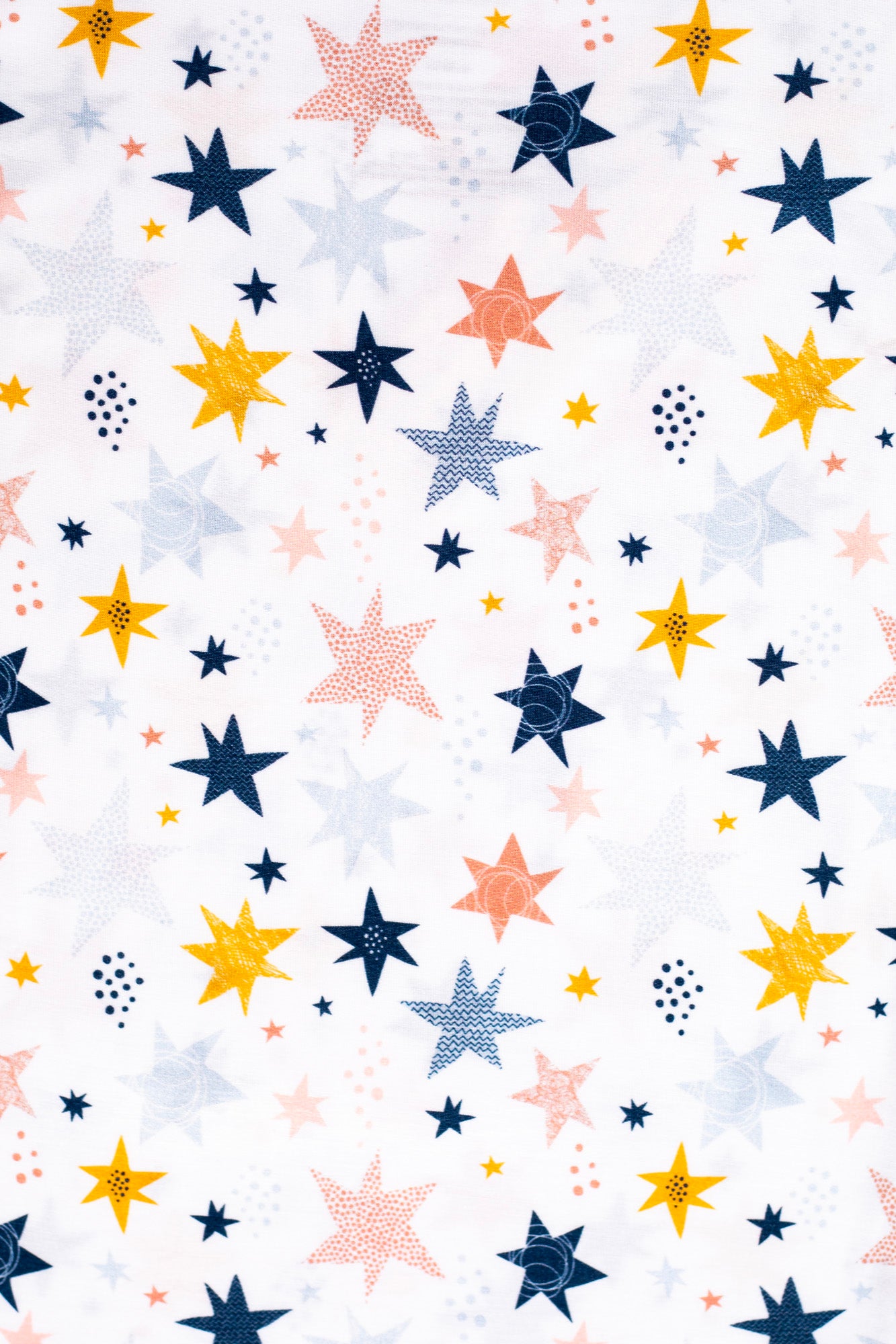Long sleeve bamboo pajamas with pants, featuring a stellar starry print for little space explorers.