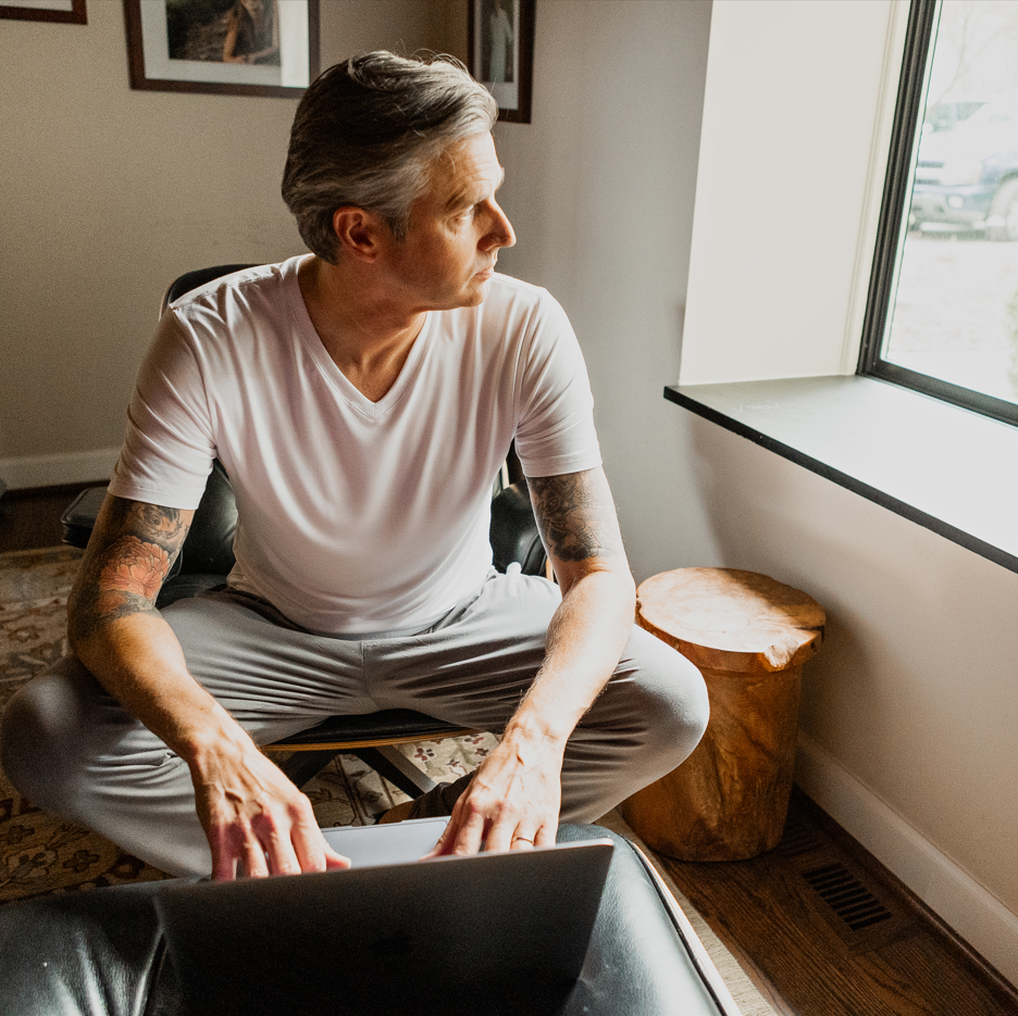 Work from home in comfort and style in the bamboo jogger from Earthly Threads.