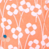 Cozy floral bamboo pajamas with a vibrant orange blossom print, made for ultimate softness and all-season breathability.