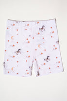 Hypoallergenic and stretchable bamboo pajama set with an enchanting pony print, available in short sleeves and shorts.
