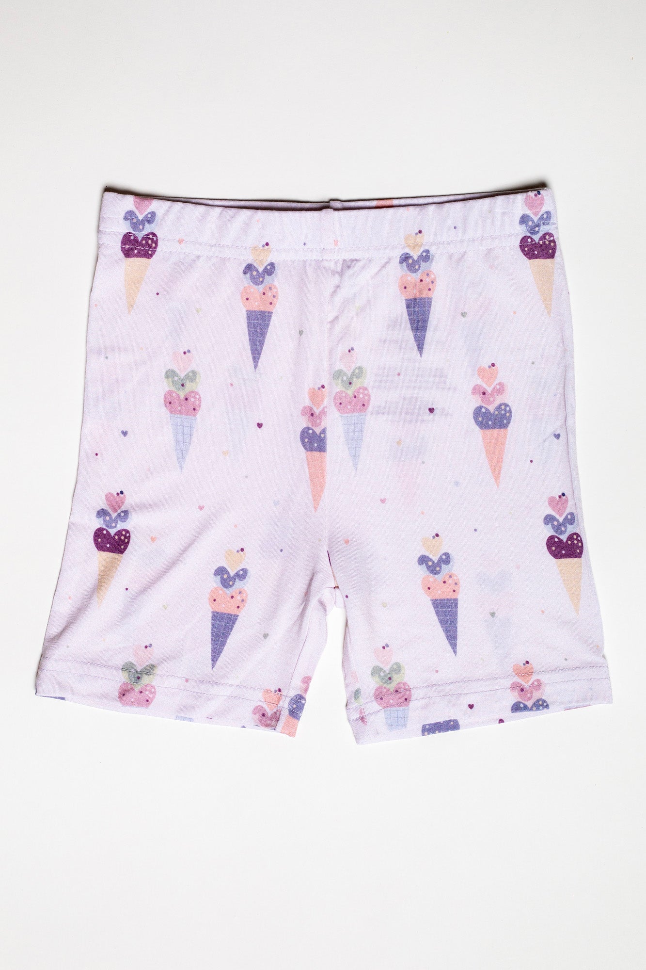 Earthly Threads hypoallergenic bamboo pajama set with fun ice cream print. 