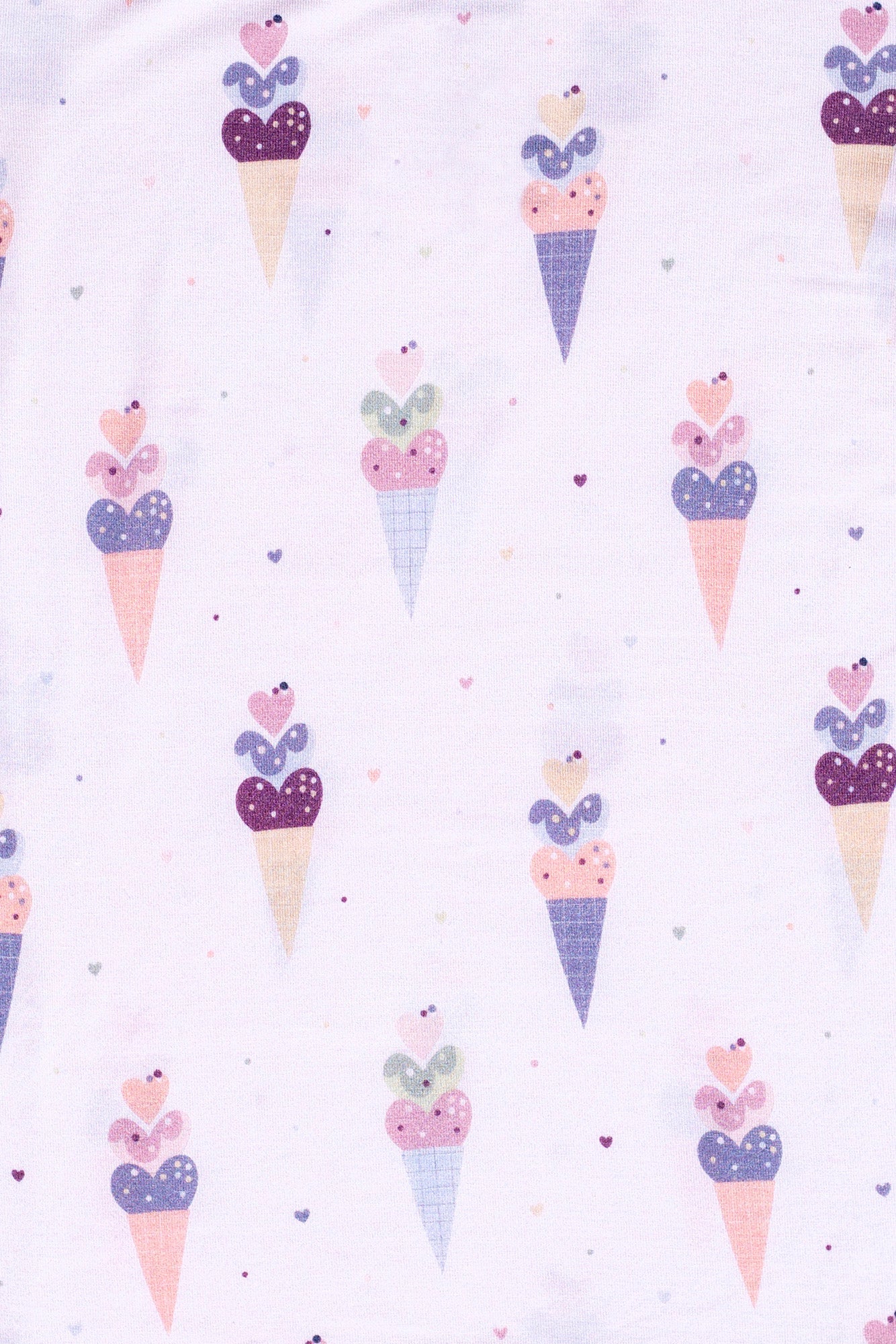 Adorable and breathable bamboo pajamas with a playful ice cream cone pattern, designed for cool, comfortable sleep and gentle on sensitive skin.
