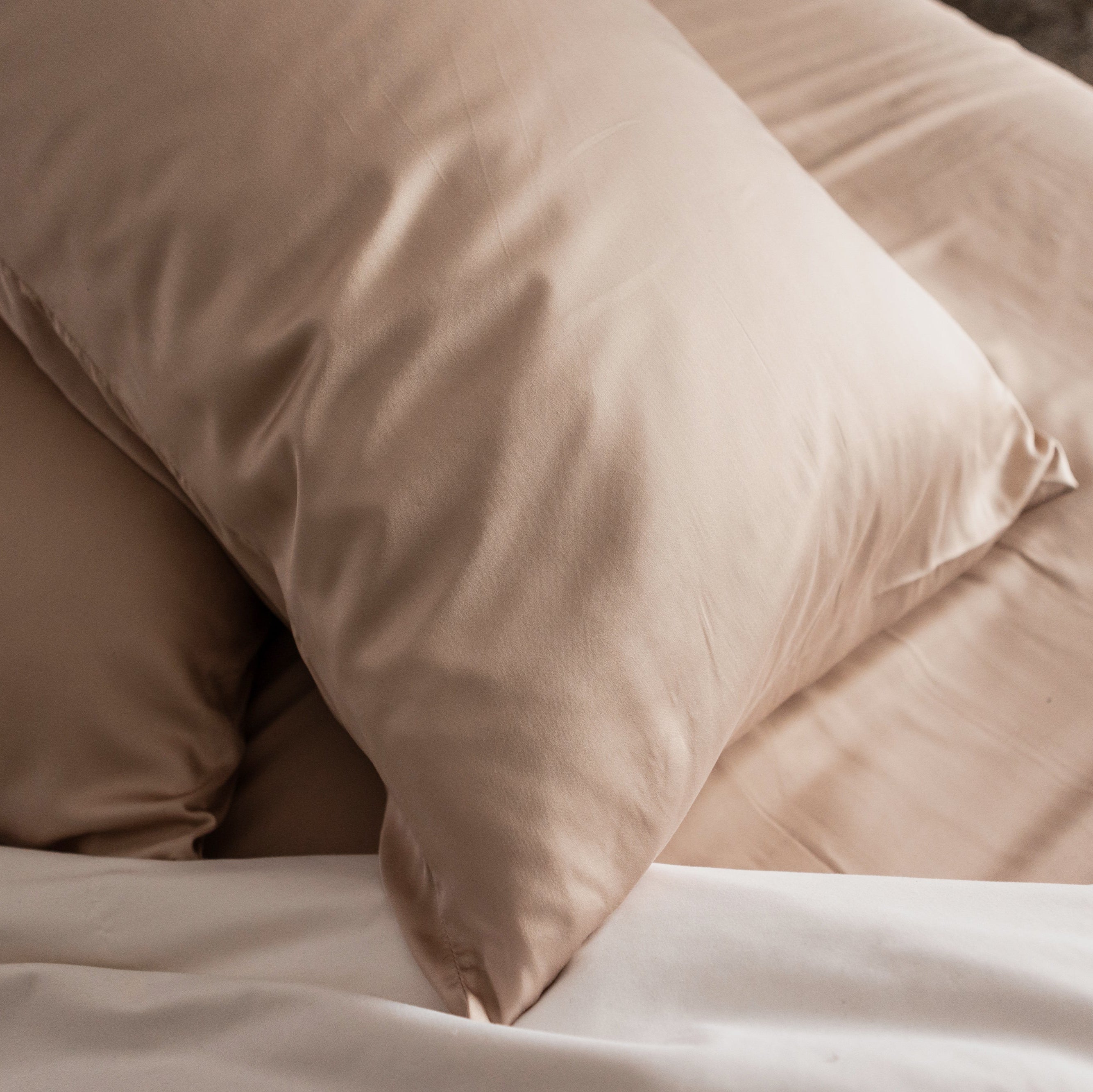 Luxuriously soft and cooling organic bamboo pillowcases from Earthly Threads. 