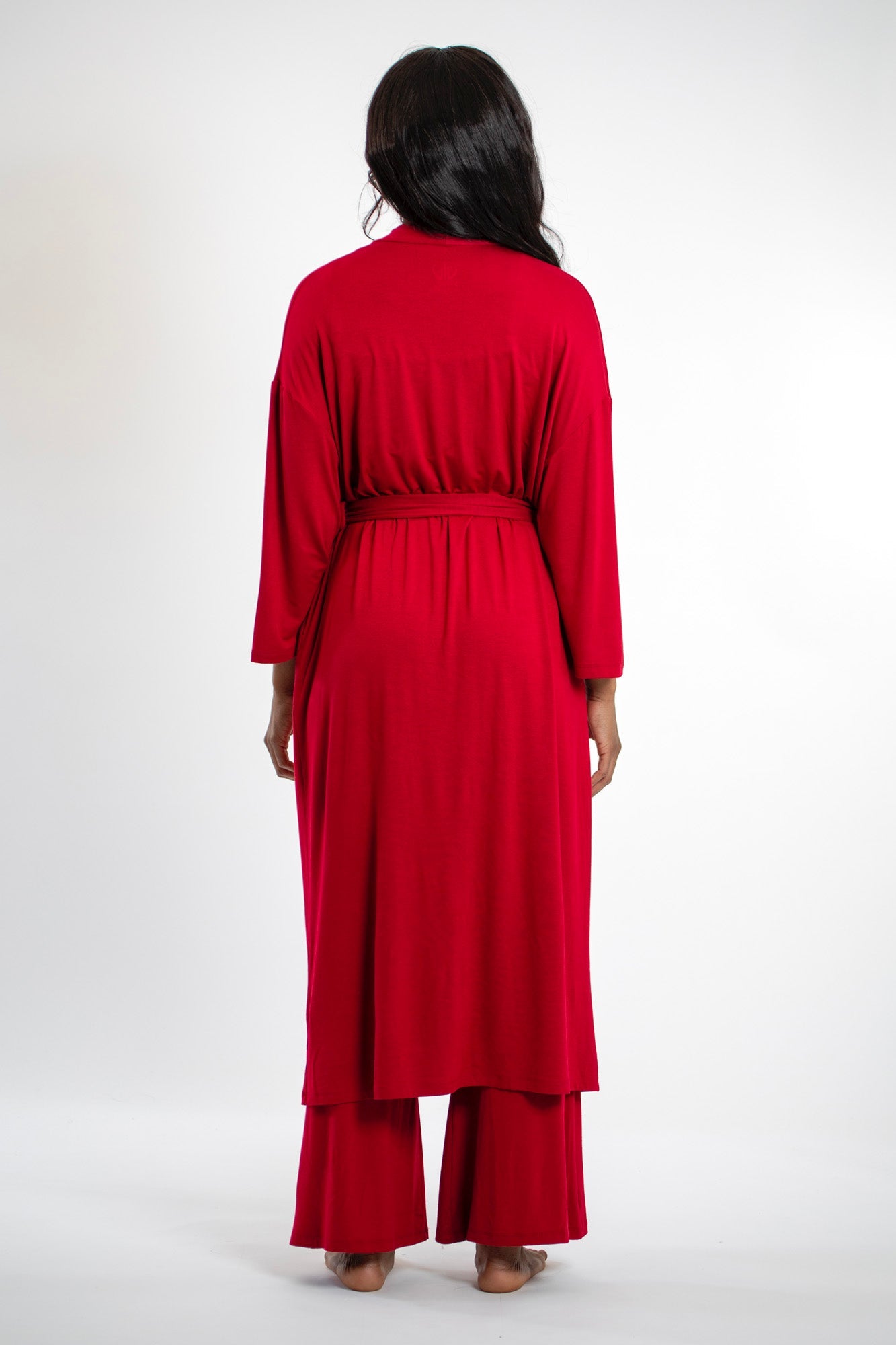 Earthly Threads Serene Robe in a soft, flowing fabric that drapes beautifully for a graceful fit.